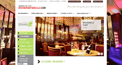 Desktop Screenshot of flore.restaurantsdelille.com